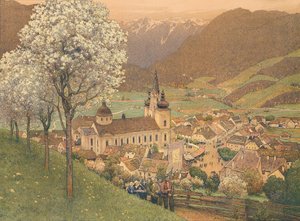 Procesión en Mariazell de Gustav Jahn